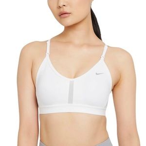 NWT Nike Indy Bra White